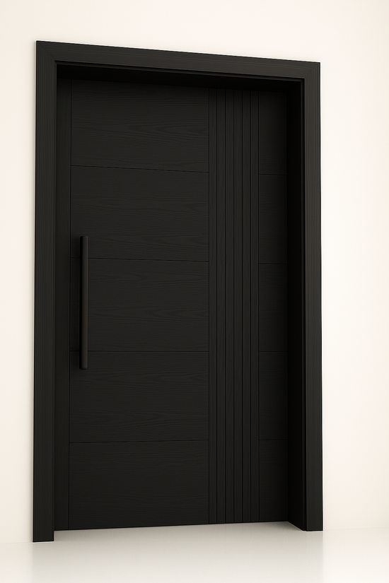 Élégante Porte en Bois Moderne