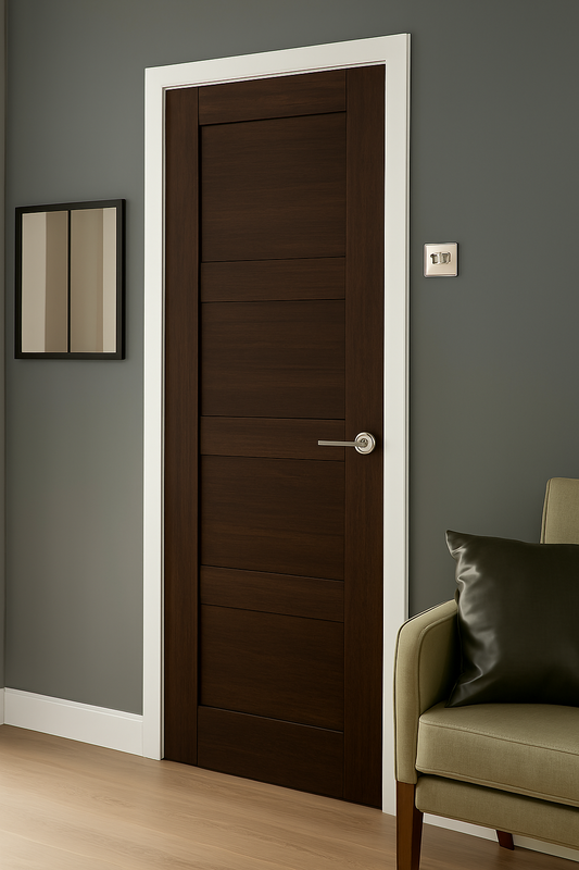 Élégante Porte en Bois Moderne
