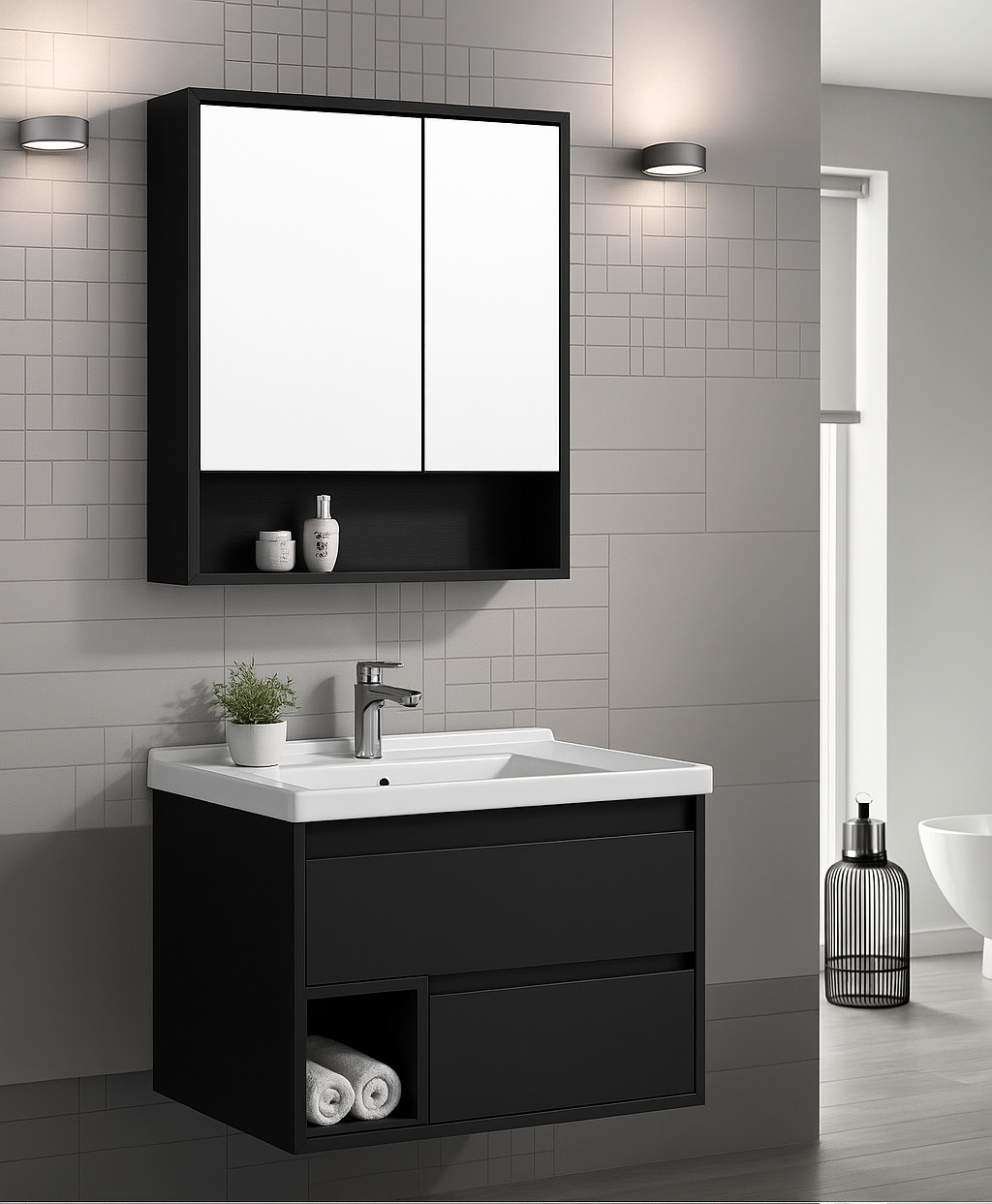 Ensemble Meuble Vasque Moderne