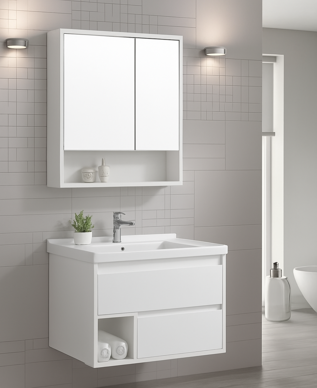 Ensemble Meuble Vasque Moderne