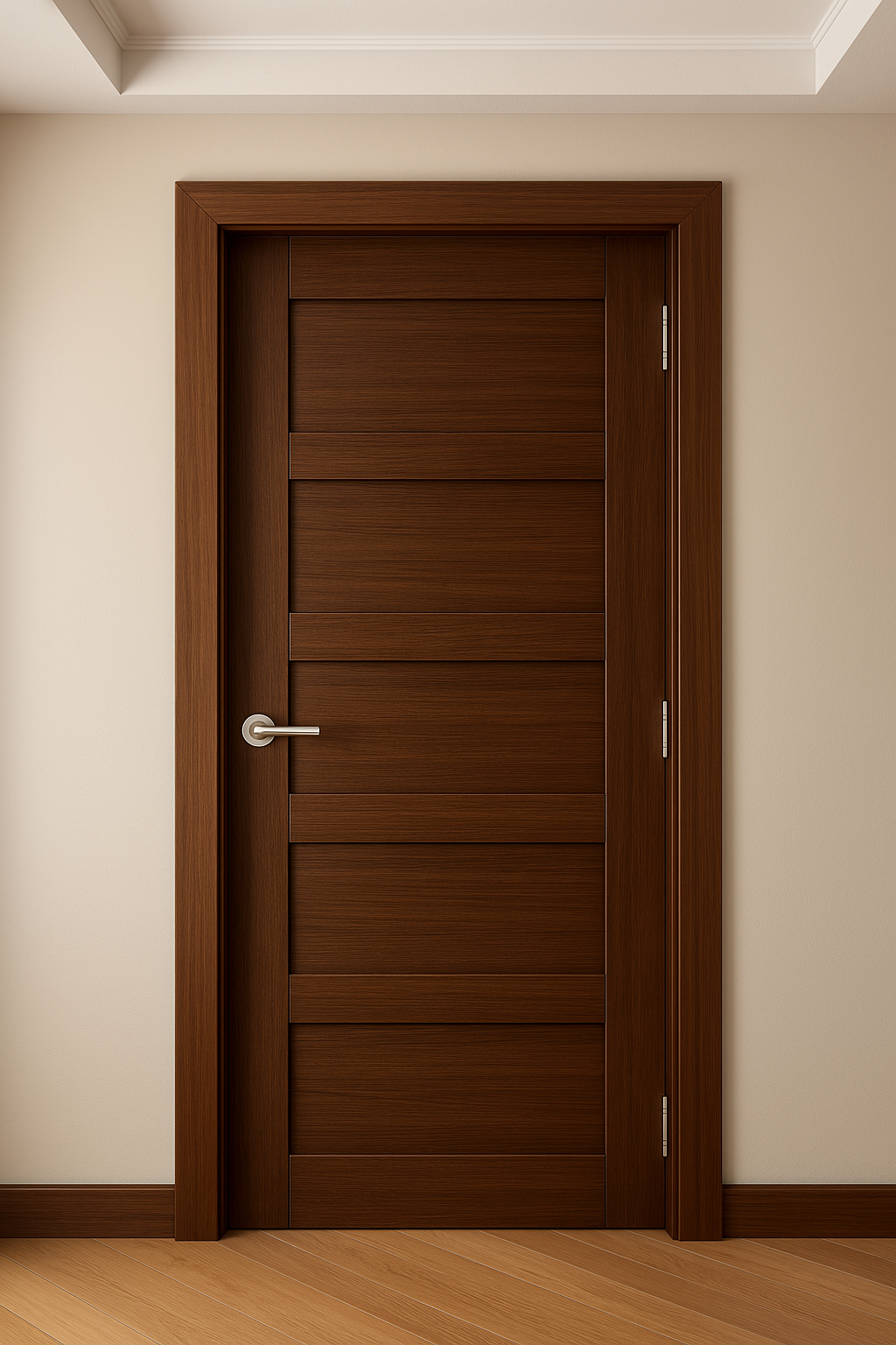 Porte en Bois Moderne et Élégante