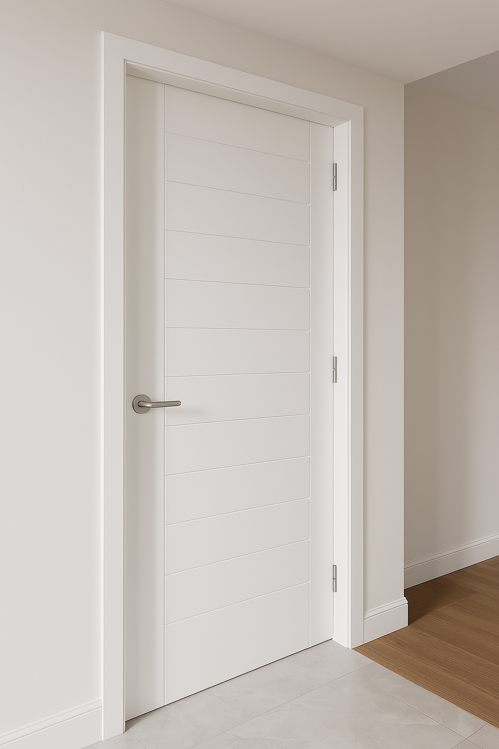 Porte en Bois Moderne et Élégante