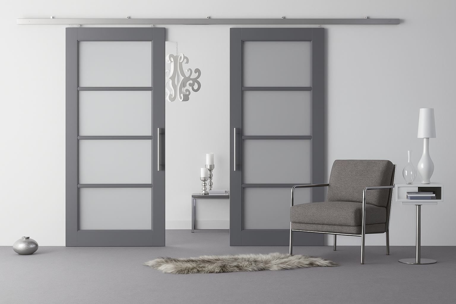 Portes coulissantes sur mesure élégantes et modernes