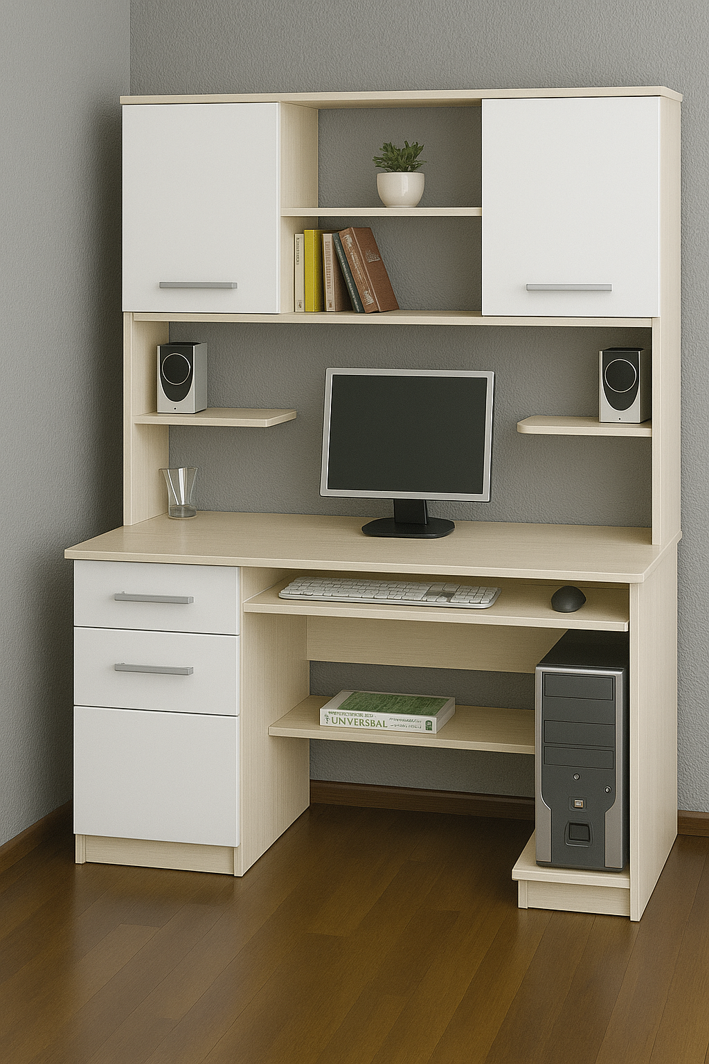 Bureau sur mesure élégant et fonctionnel