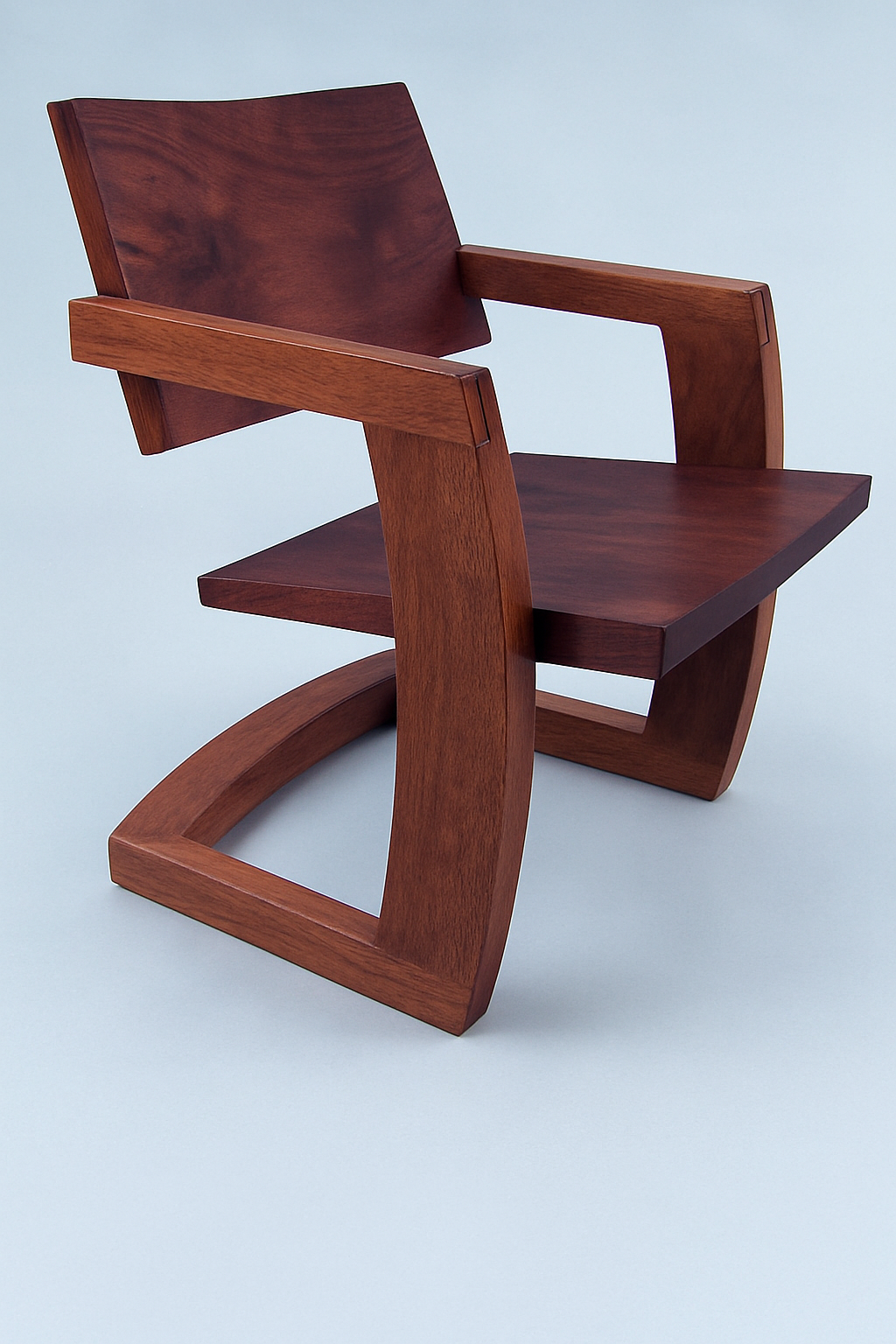 Chaise moderne en bois élégant