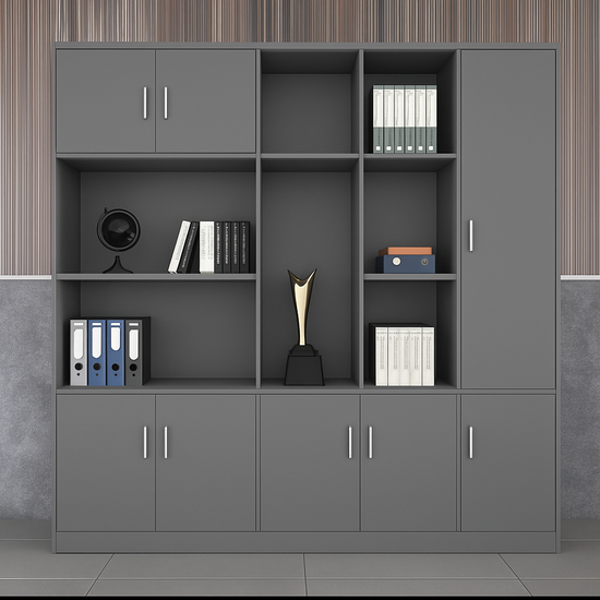 Bibliothèque de bureau moderne en bois