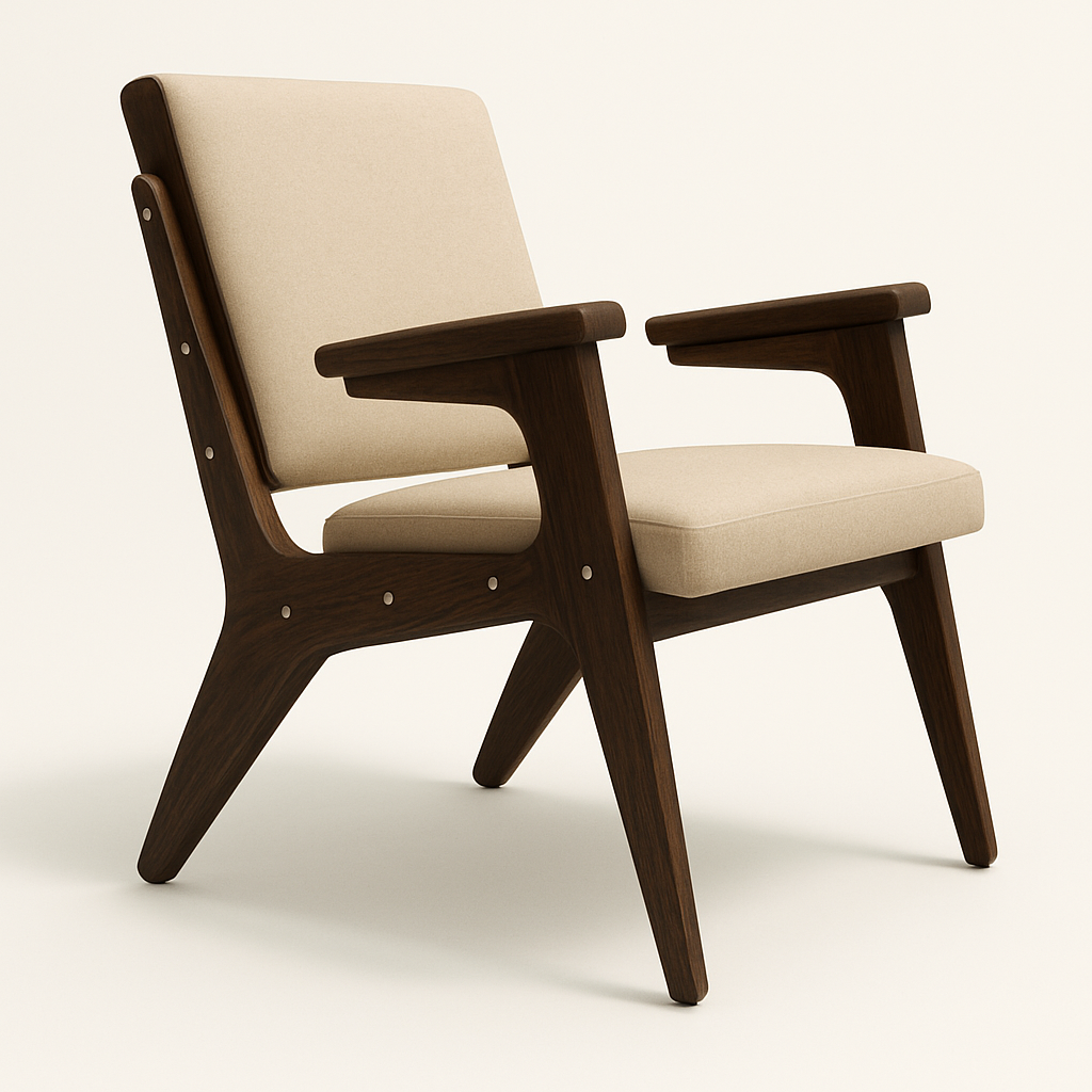 Chaise en bois moderne