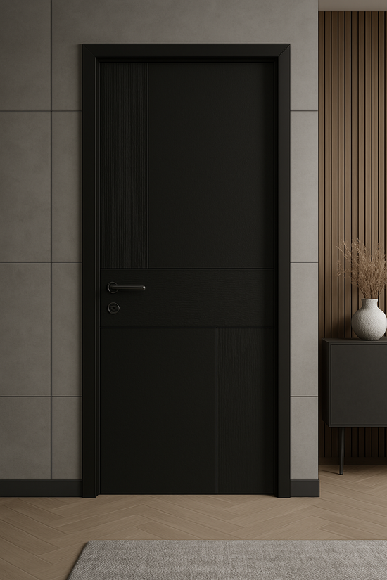 Porte sur mesure élégante et moderne