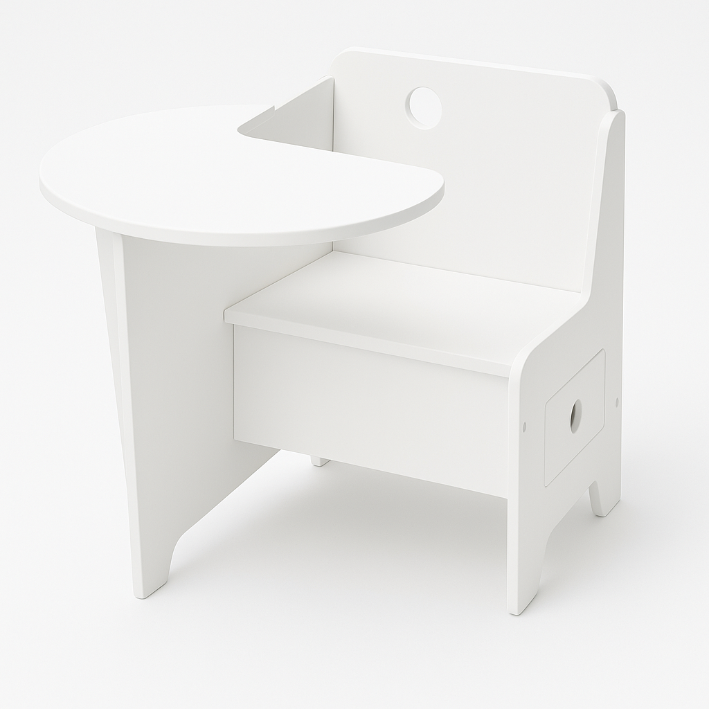 Chaise-bureau enfant moderne.