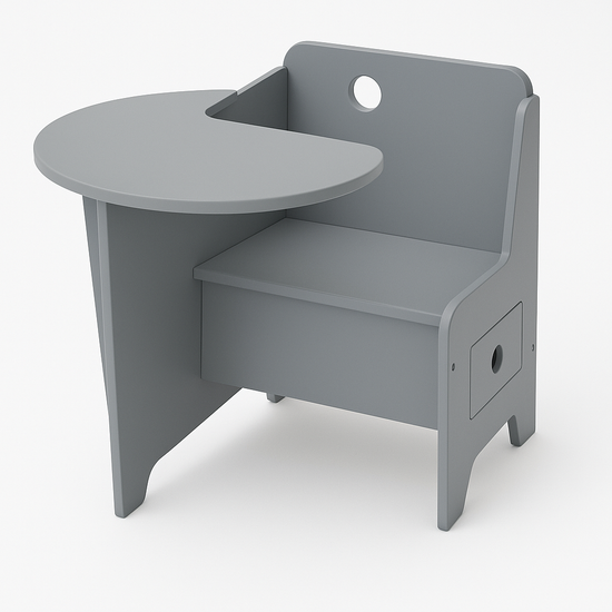 Chaise-bureau enfant moderne.