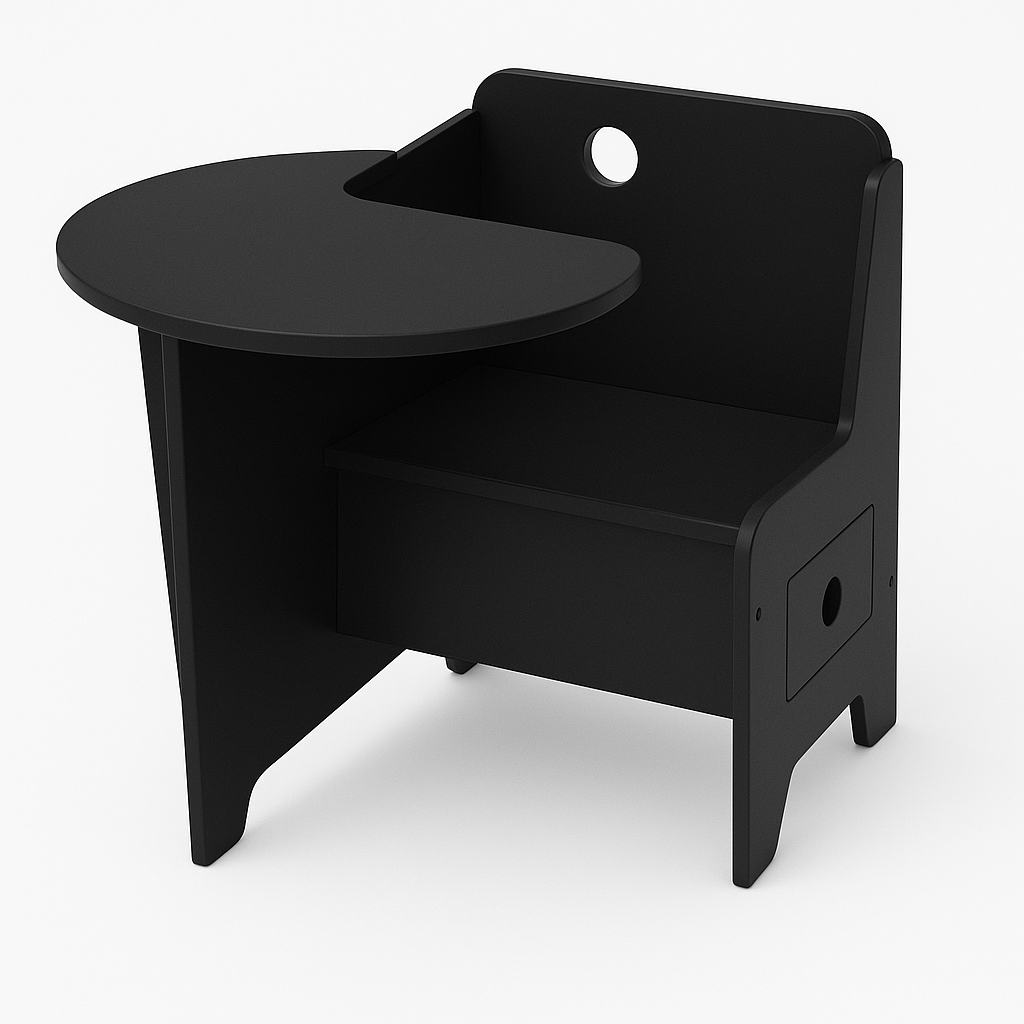 Chaise-bureau enfant moderne.