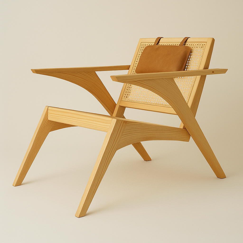 Chaise design en bois