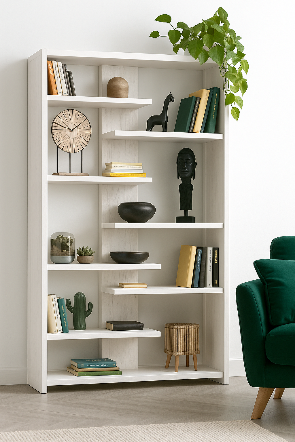 Etagère echelle en bois massif
