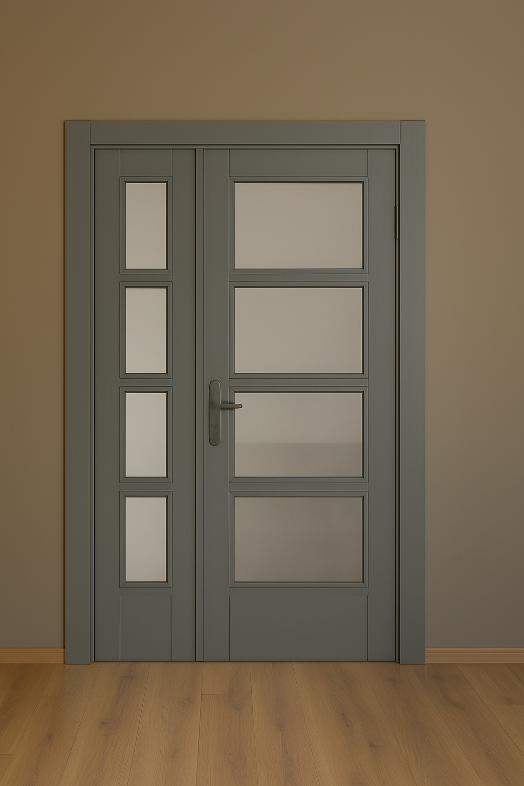 Porte sur mesure élégante et moderne