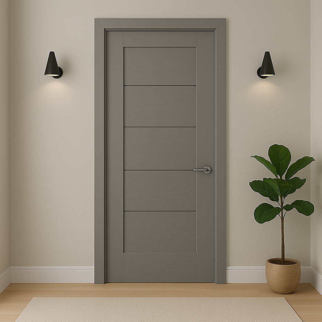 Porte en bois élégante