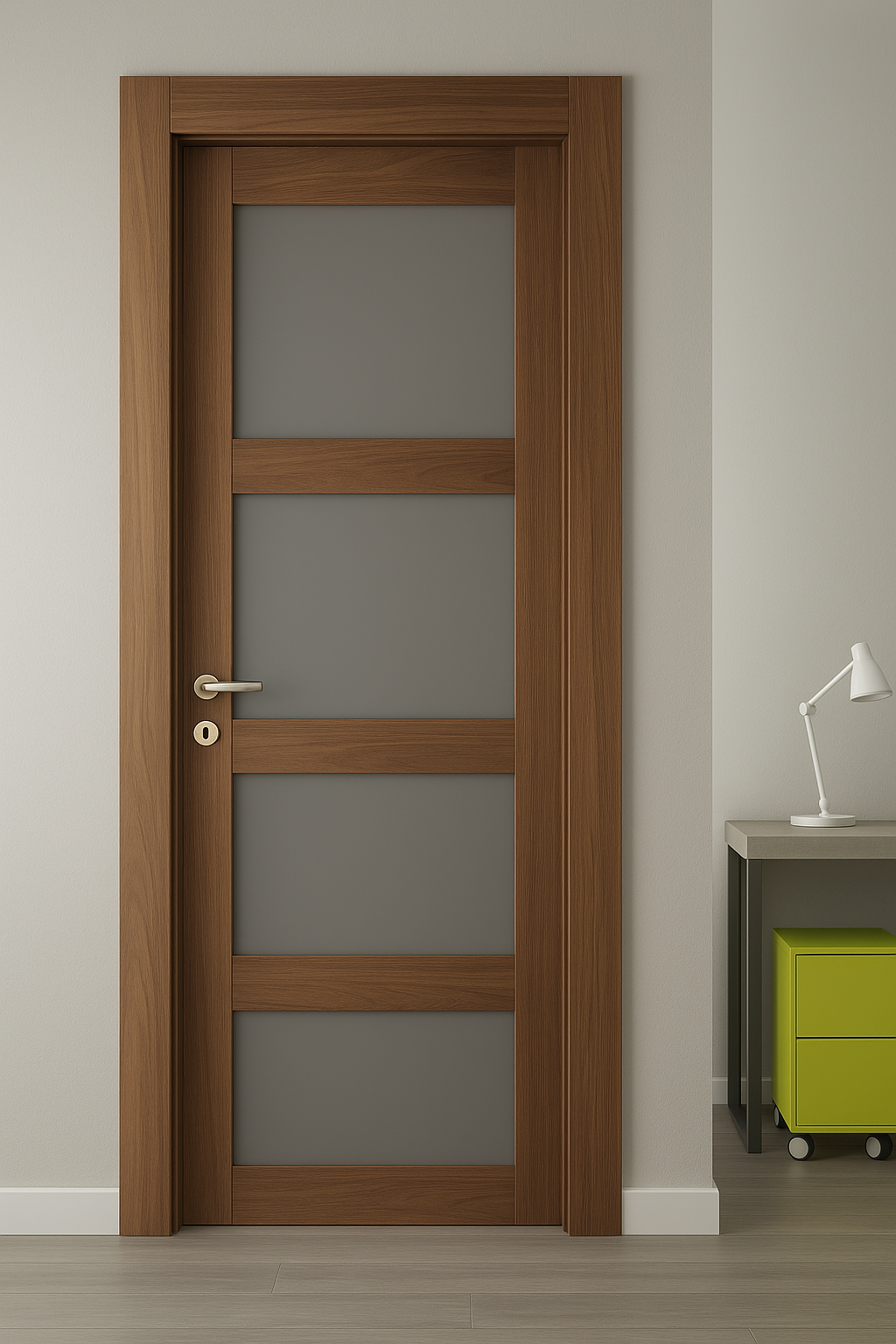 Porte intérieure en bois sur mesure
