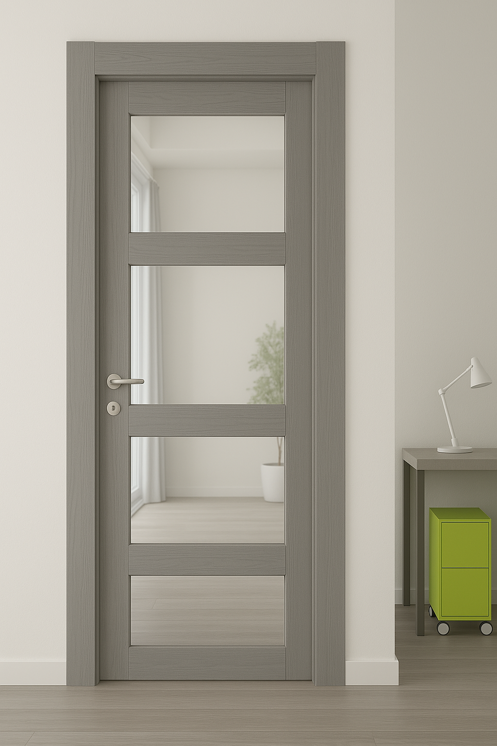 Porte intérieure en bois sur mesure