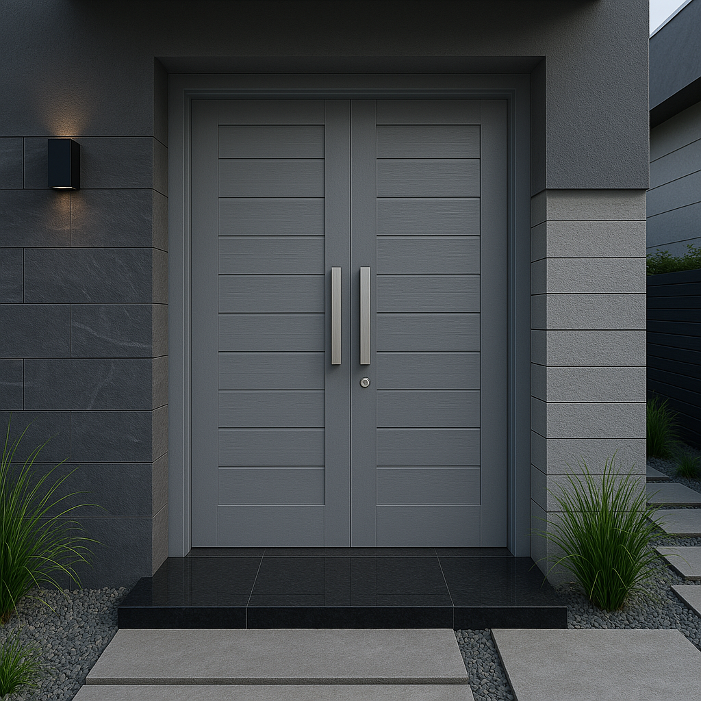 Porte en bois sur mesure, élégante et robuste