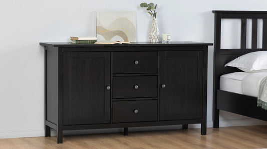 Commode avec 3 tiroirs et 2 portes
