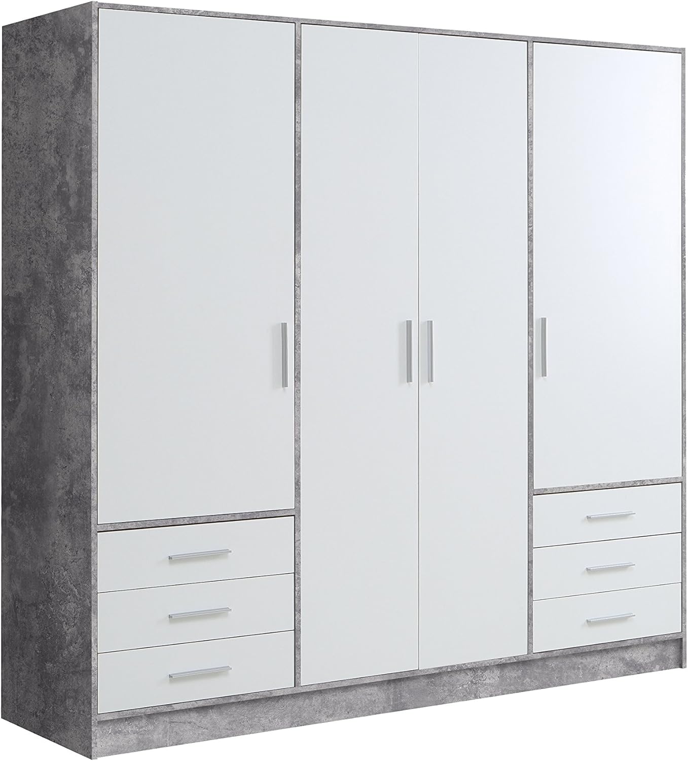 Armoire sur mesure 4 Portes 6 Tiroirs élégante et fonctionnelle