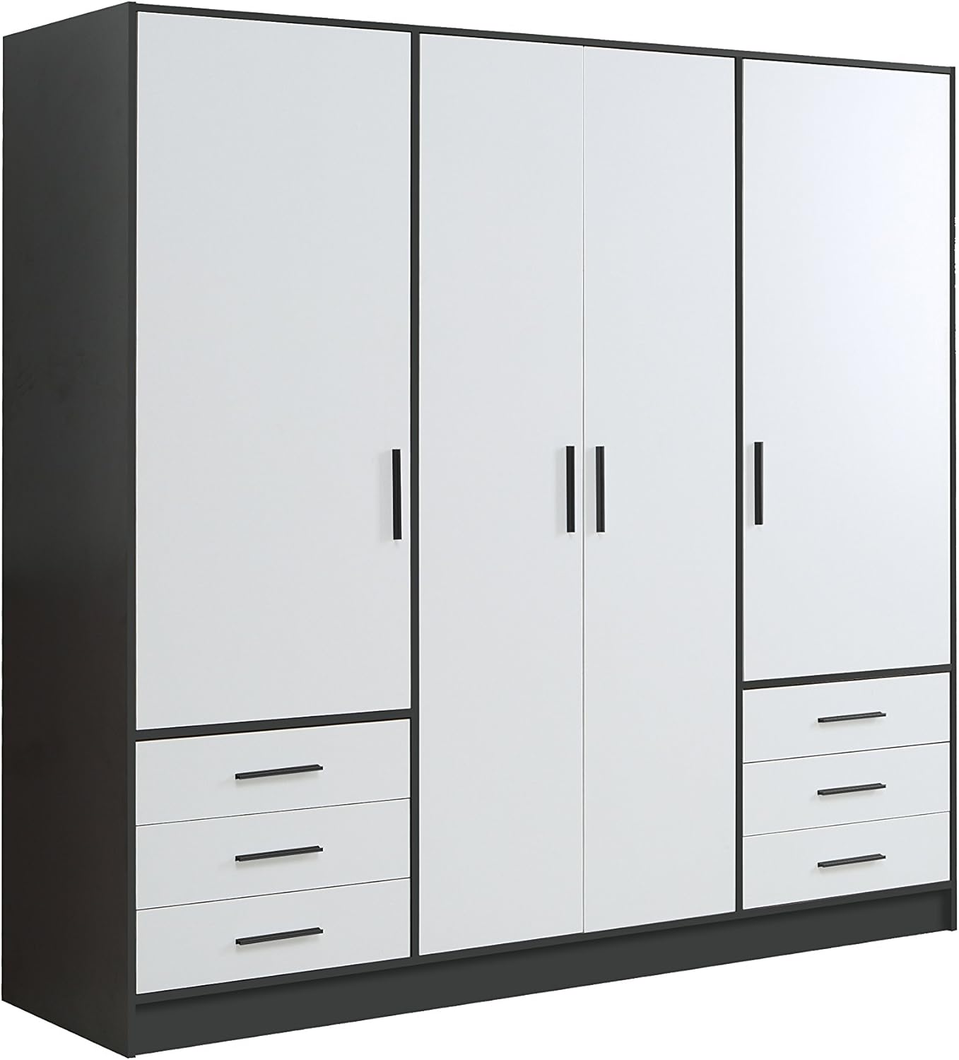 Armoire sur mesure 4 Portes 6 Tiroirs élégante et fonctionnelle