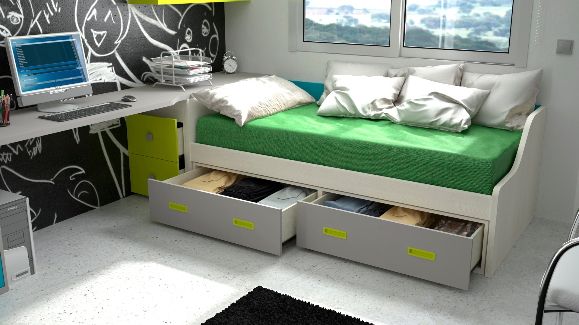 chambre à coucher Enfant personnalisable
