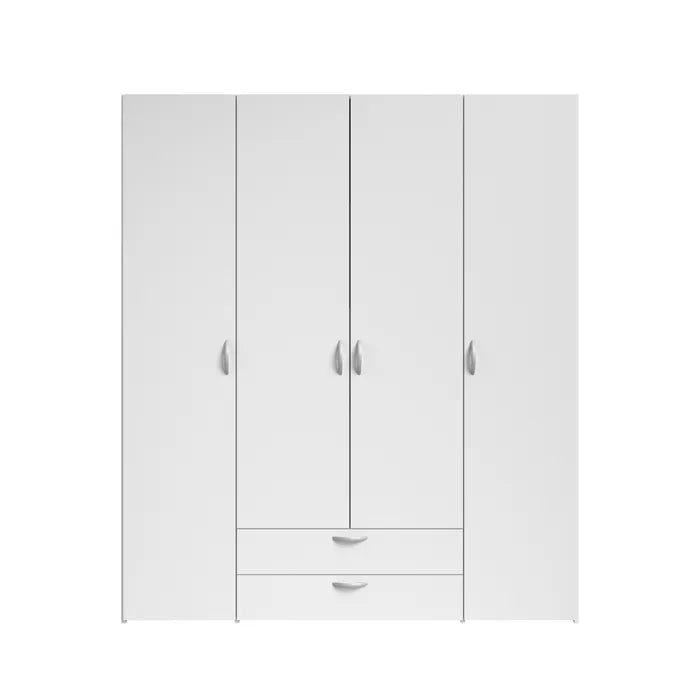 Armoire 4 Portes 2 Tiroirs sur mesure élégante et fonctionnelle
