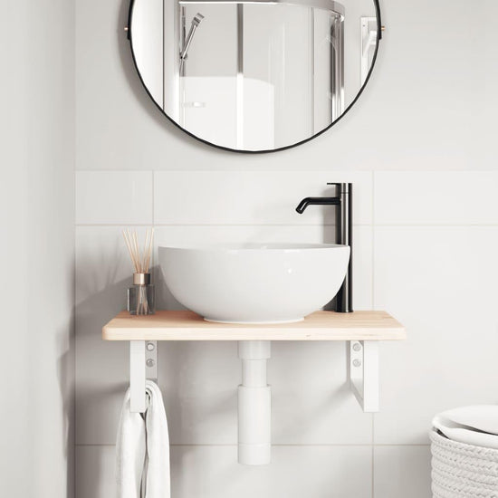 Étagère de lavabo murale