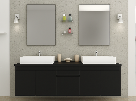 Meuble Vasque Moderne double