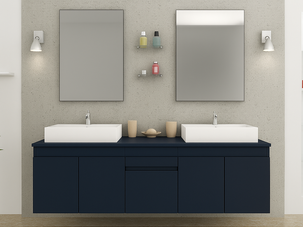 Meuble Vasque Moderne double