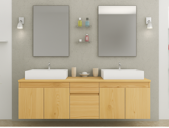Meuble Vasque Moderne double