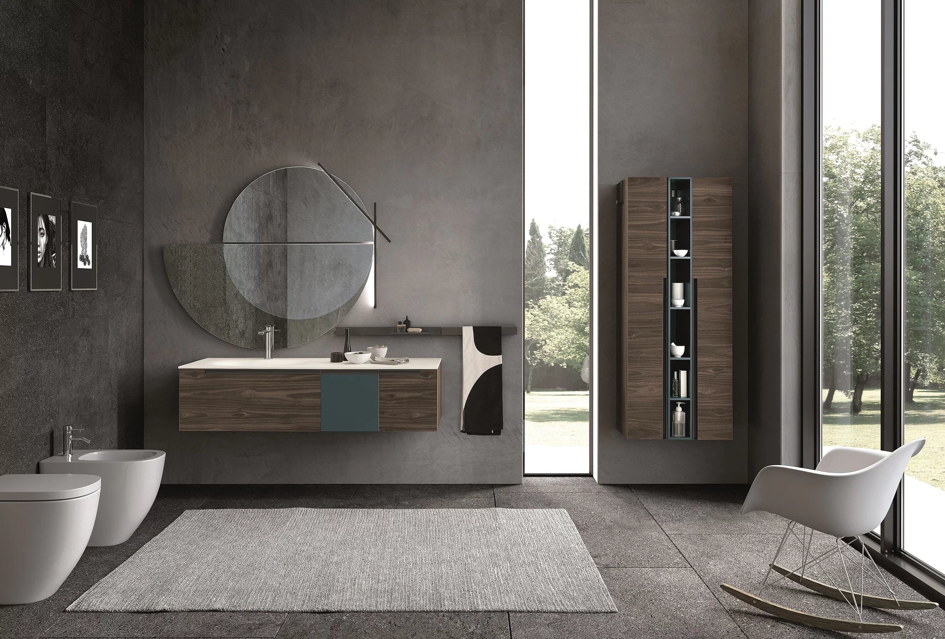 Ensemble Salle de Bain Moderne Bois