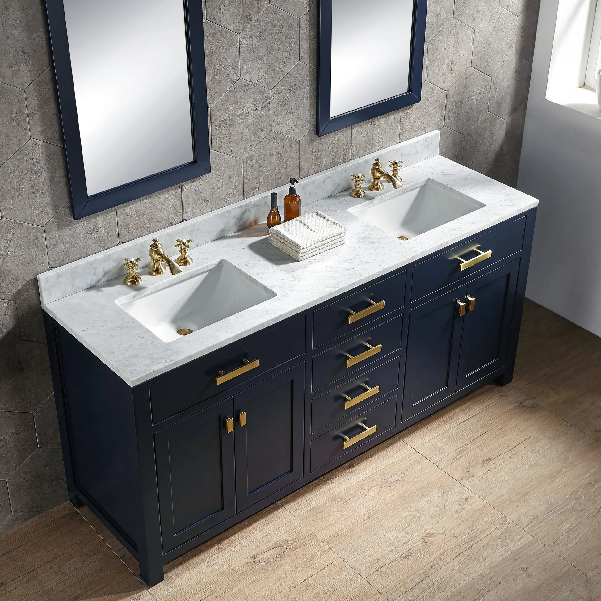 Meuble Double Vasque Élégant