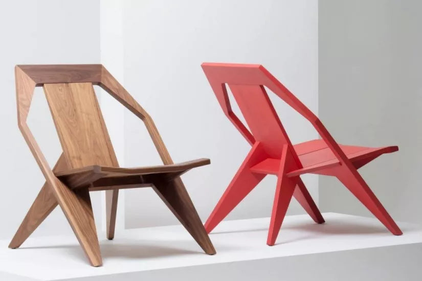 Chaise design en Bois massif