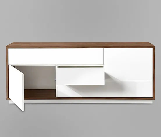 Buffet moderne 2 portes 3 tiroirs